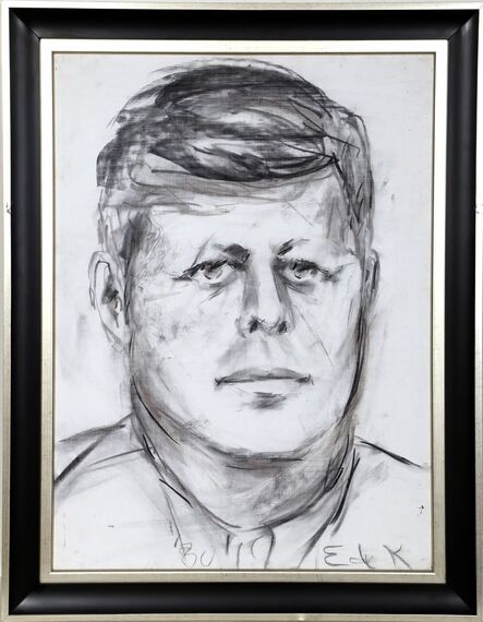 Elaine de Kooning, ‘John F. Kennedy No. 11’, 1980