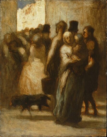 Honoré Daumier, ‘To the Street’, 1840s