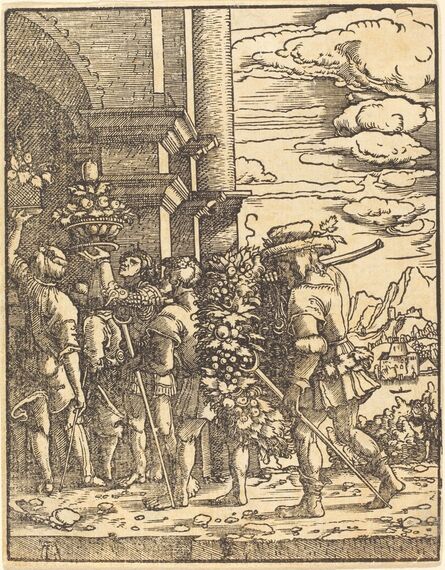 Albrecht Altdorfer, ‘Joshua and Caleb’, in or after 1520