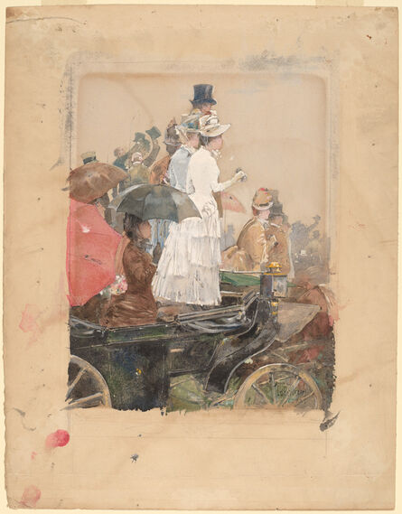 Childe Hassam, ‘Spectators at the Grand Prix’, 1888