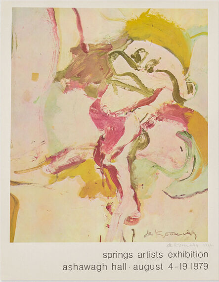 Willem de Kooning, ‘Ashawagh Hall Exhibition Print’, 1979