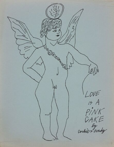 Andy Warhol, ‘Love Is A Pink Cake (Feldman/Schellman IV.27-50)’, 1953