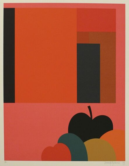 Derrick Greaves, ‘Abstract Painting with Fruit’, 1979
