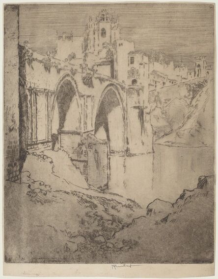 Joseph Pennell, ‘Bridge of San Juan D'Los Reyos, Toledo’, 1904