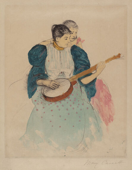 Mary Cassatt, ‘The Banjo Lesson’, ca. 1893