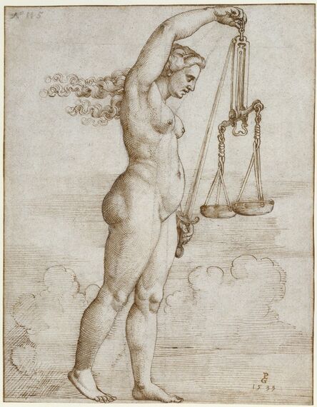 Georg Pencz, ‘Allegory of Justice’, 1533