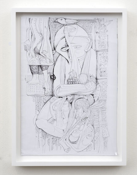 Ibrahim El-Salahi, ‘Pain Relief drawing’, 2016-2015