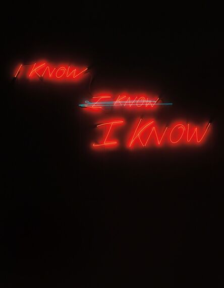 Tracey Emin, ‘I know, I know, I know’, 2002