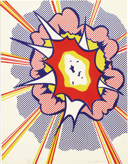Roy Lichtenstein, ‘Explosion, from Portfolio 9 (Artist Proof)’, 1967