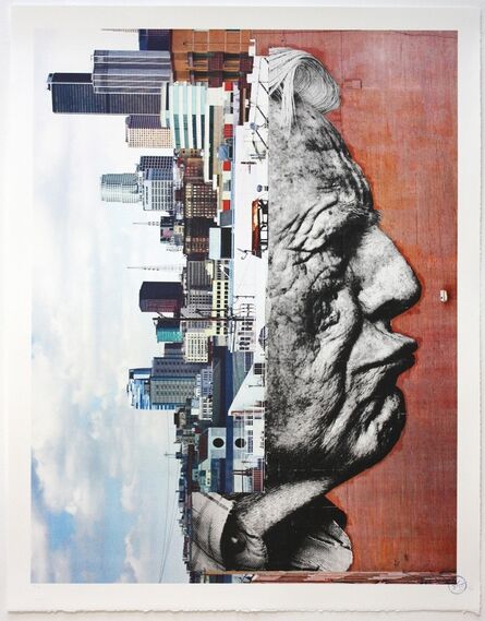 JR, ‘The Wrinkles of the City, Robert Upside Down’, 2012