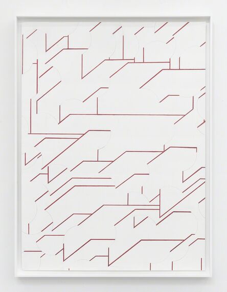 Miles Huston, ‘Blank Verse, Red Line’, 2012