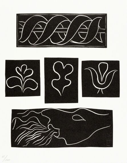 Henri Matisse, ‘ORNEMENTS, BANDEAUX ET CULS-DE-LAMPE (Variant XI)’, 1944