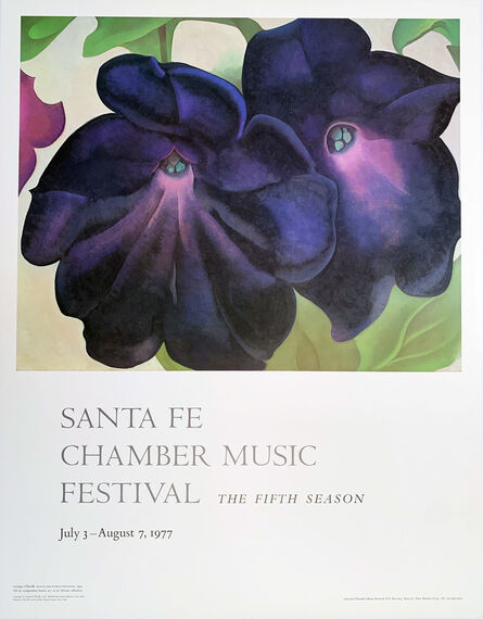 Georgia O’Keeffe, ‘Santa Fe Chamber Music Festival, The Fifth Season’, 1977