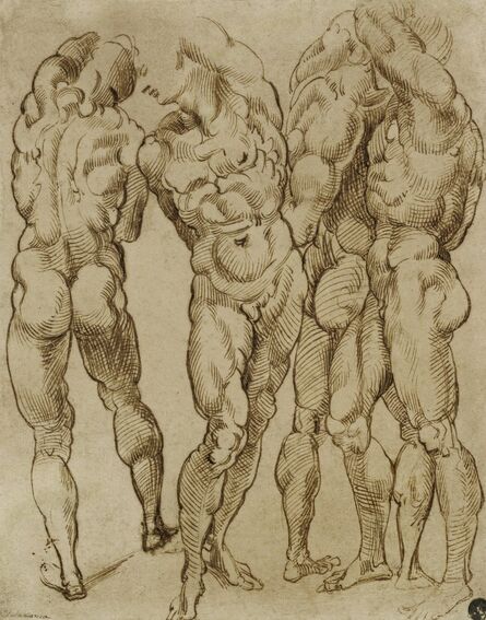 Bartolomeo Passarotti, ‘Nude Studies’, 1570-1580