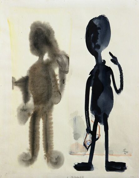 George Grosz, ‘My Shadow and I’, 1956