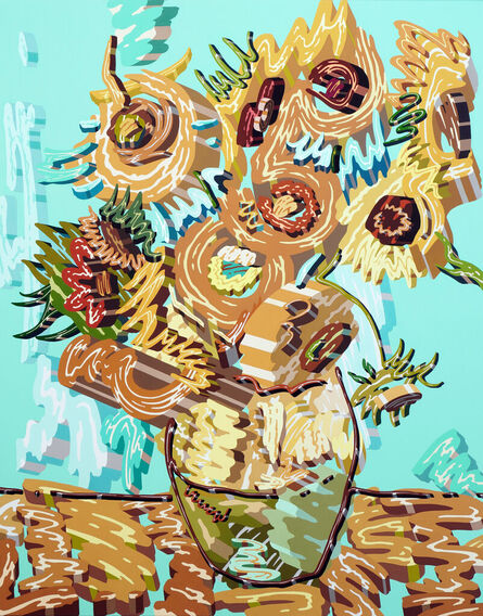 Soichi Yamaguchi, ‘Overlap of Paint (Sunflower)’, 2023