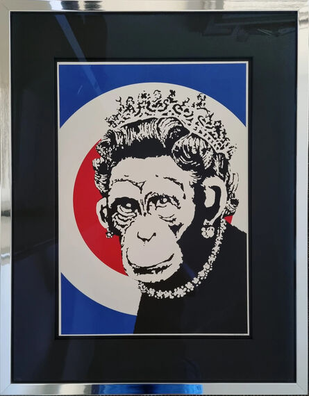 Banksy, ‘Monkey Queen’, 2003