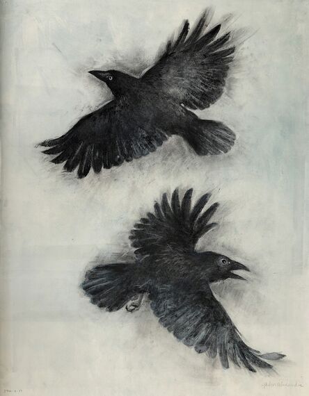 John Alexander, ‘Black Crows’, 2017