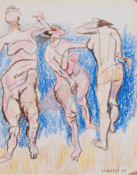 Fausto Pirandello, ‘Bathers’, 1965