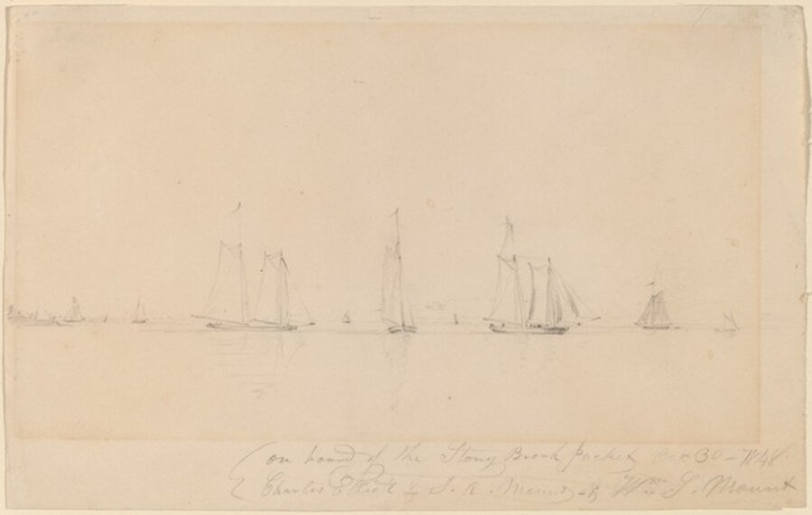 On Board of the Stony Brook Packet