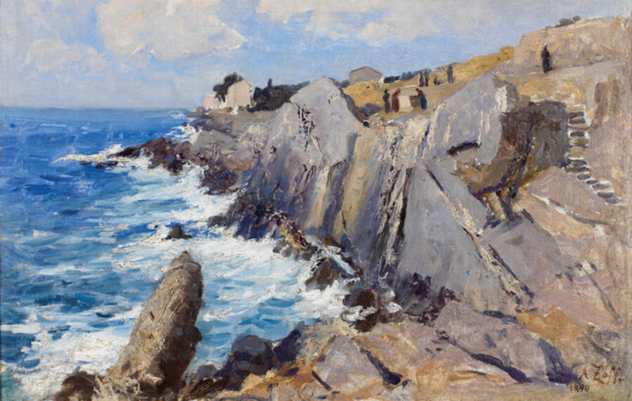 Rocky coast near Nervi
