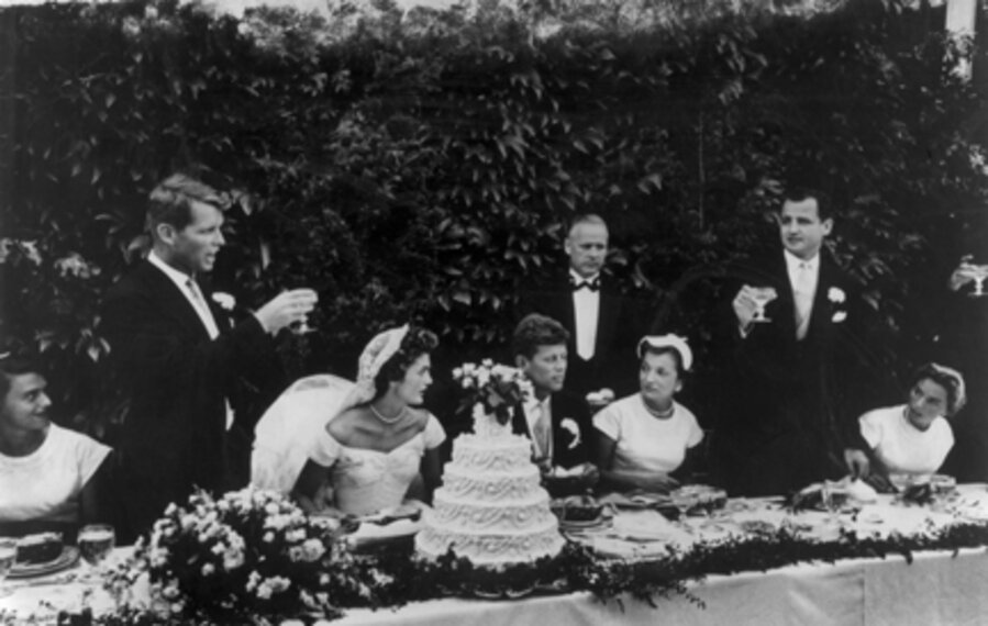 The wedding of John F. Kennedy and Jacqueline Bouvier, Newport, Rhode Island