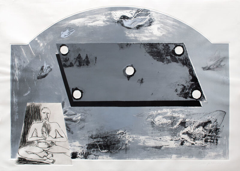 Mimmo Paladino, ‘Solone’, 1990, Print, Screenprint, etching, carborundum and embossing, Goldmark Gallery