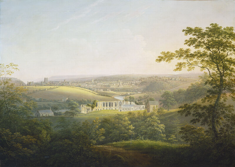 George Cuitt the Younger, ‘Easby Abbey, near Richmond’, ca. 1821/1854, Painting, Oil on canvas, National Gallery of Art, Washington, D.C.
