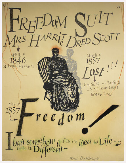 Lesley Dill, ‘Mrs. Harriet Dred Scott’, 2020