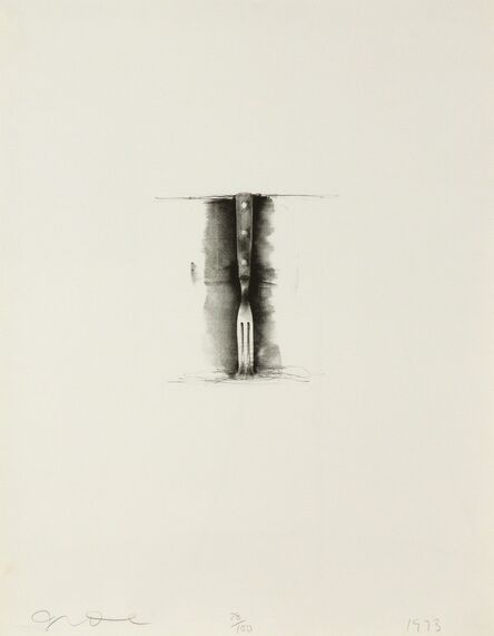 Jim Dine, ‘Ten Winter Tools (Fork)’, 1973