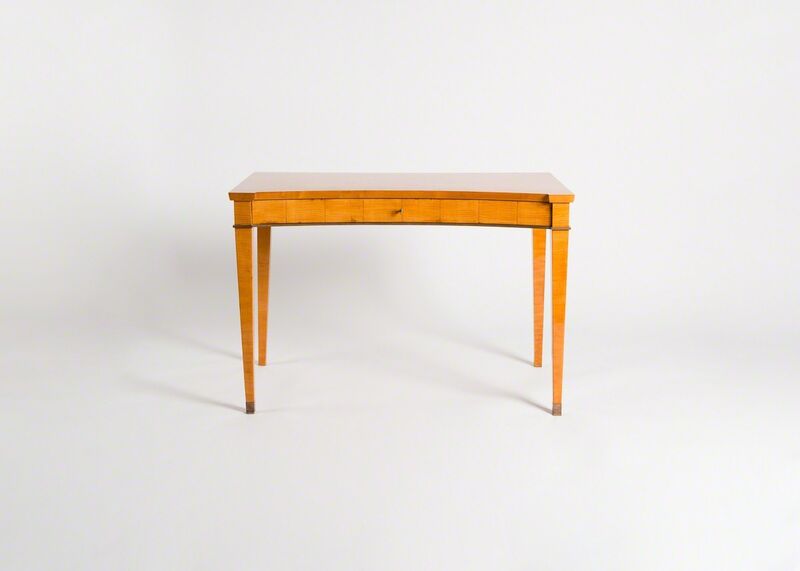 Jacques Quinet, ‘Writing Table’, ca. 1940, Design/Decorative Art, Maple, gilt bronze, Maison Gerard