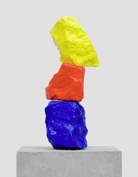 Ugo Rondinone, ‘small blue red yellow mountain’, 2014