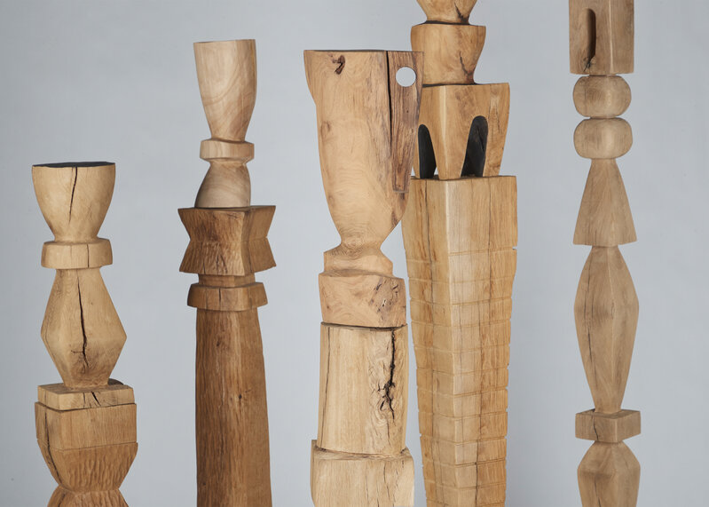 Franck Evennou, ‘Totem’, France-2020, Sculpture, Wood, Maison Gerard