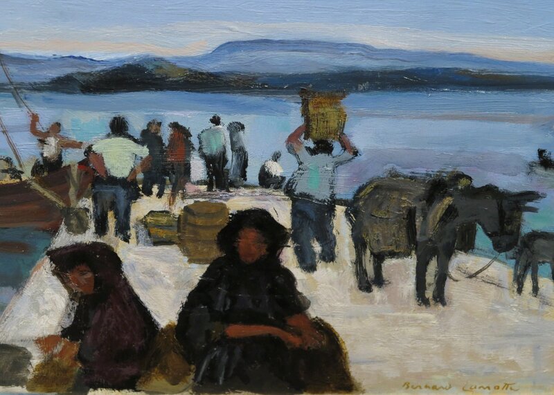 Bernard Lamotte, ‘Le Bateau de Peche- Grece (Fishing Boat- Greece)’, 20th Century, Painting, Oil on board, Vose Galleries