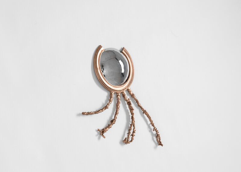 Michel Salerno, ‘Petit Poulpe, Mirror’, 2020, Design/Decorative Art, Bronze, nickel, Maison Gerard