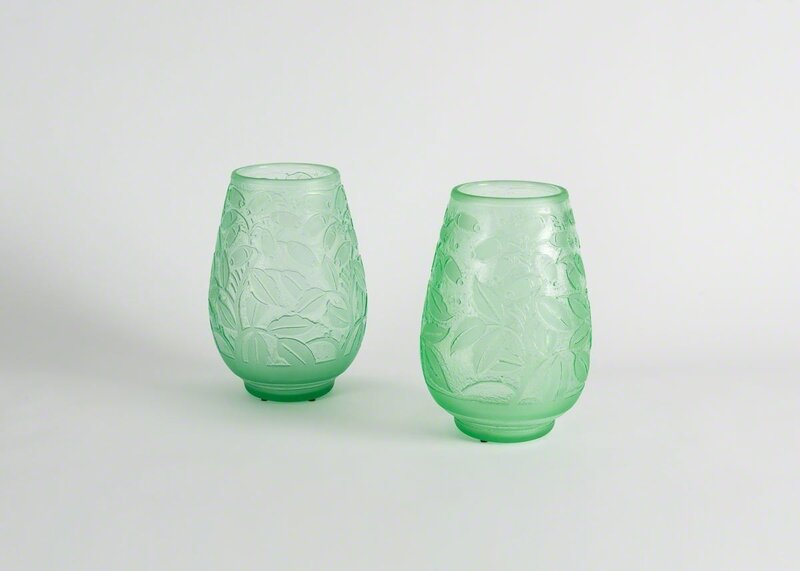 Daum, ‘Incised Art Deco Vase’, Early 20th Century, Design/Decorative Art, Acid etched glass, Maison Gerard