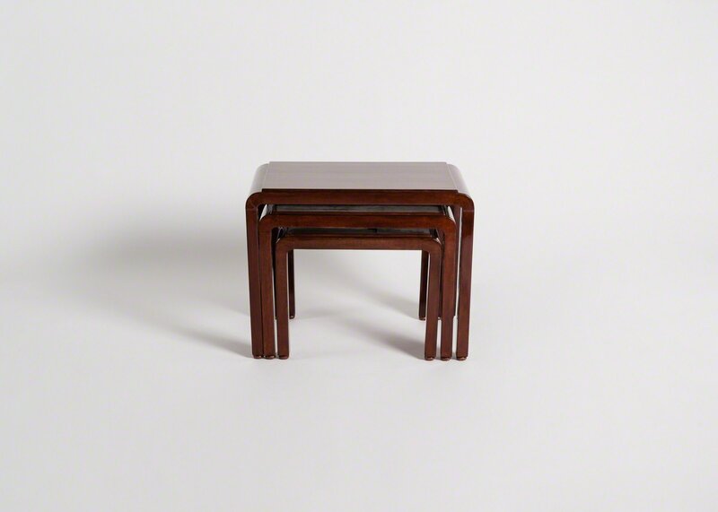 Jules Leleu, ‘Set of three lacquered nesting tables’, ca. 1925, Design/Decorative Art, Lacquered wood, Maison Gerard