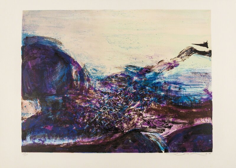 Zao Wou-Ki 趙無極, ‘Untitled (Agerup 289)’, 1978, Print, Lithograph printed in colours, Forum Auctions