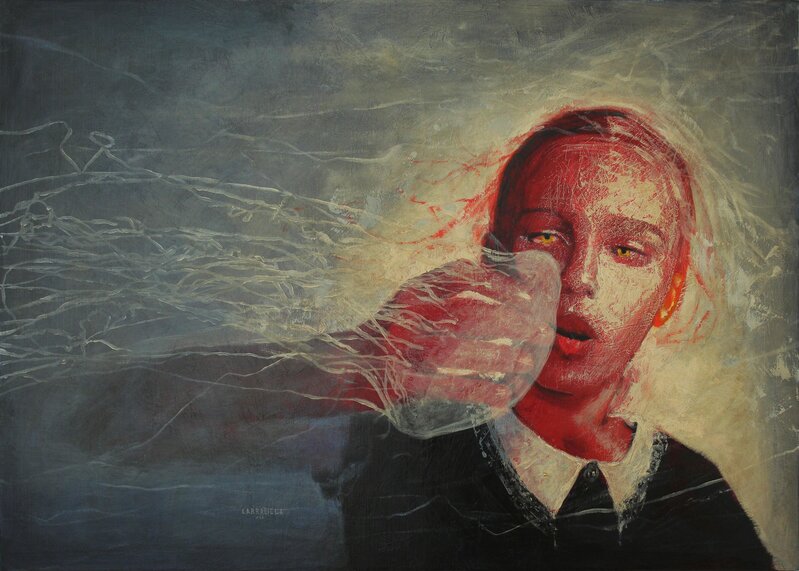 Carlos Larracilla, ‘En el mundo sin ser del mundo’, 2016, Painting, Oil on canvas, Art Konnection