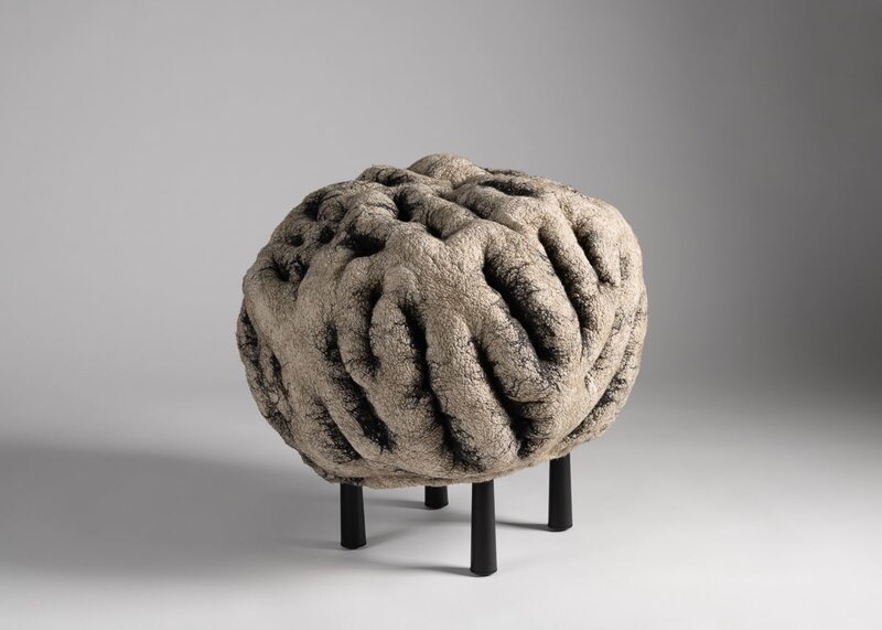 Ayala Serfaty, ‘Shastool Series: Sha Kuramura, Contemporary Handmade Stool’, Israel-2019, Design/Decorative Art, Handmade wool and silk felt, Maison Gerard