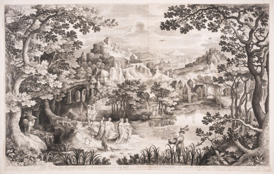 The Finding of Moses, after Gillis van Coninxloo (1544-1607)