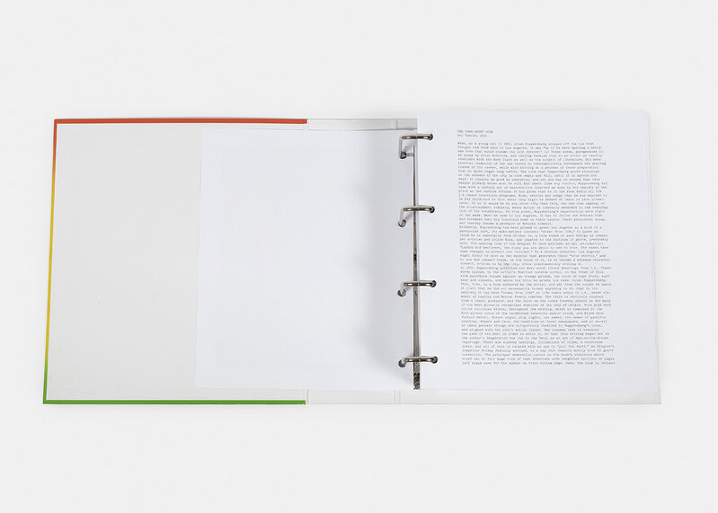 Allen Ruppersberg, ‘The Novel That Writes Itself ’, 1978, Print, Binder, 468 printed pages, michèle didier