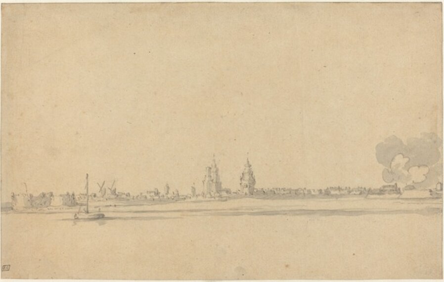 View of a Dutch Town (Delft?)