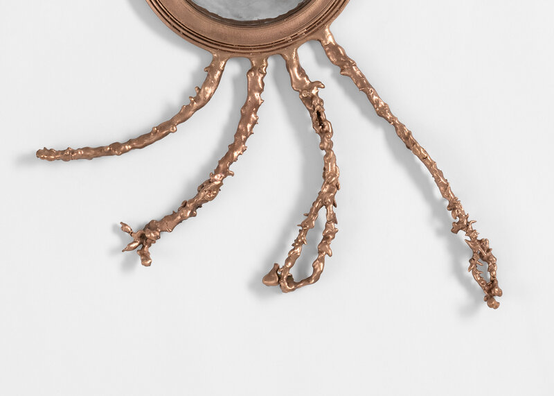 Michel Salerno, ‘Petit Poulpe, Mirror’, 2020, Design/Decorative Art, Bronze, nickel, Maison Gerard