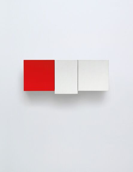 Imi Knoebel, ‘Weiß-Weiß-Rot (White-White-Red)’, 1990