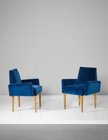 Jean Royère, ‘Pair of armchairs’, circa 1960