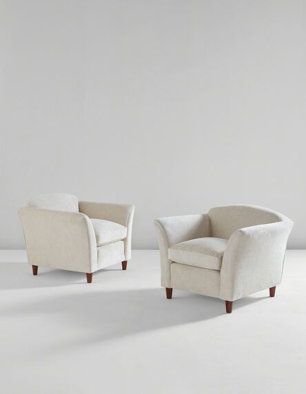 Gio Ponti, ‘Unique pair of armchairs, designed for Casa Ferruccio Asta, Milan’, ca. 1941