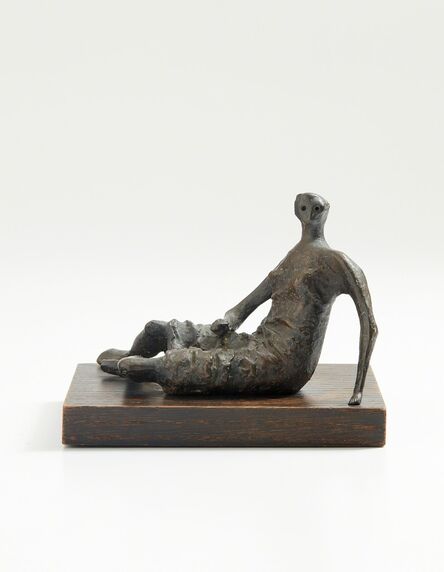 Henry Moore, ‘Maquette for Draped Reclining Woman’, 1956