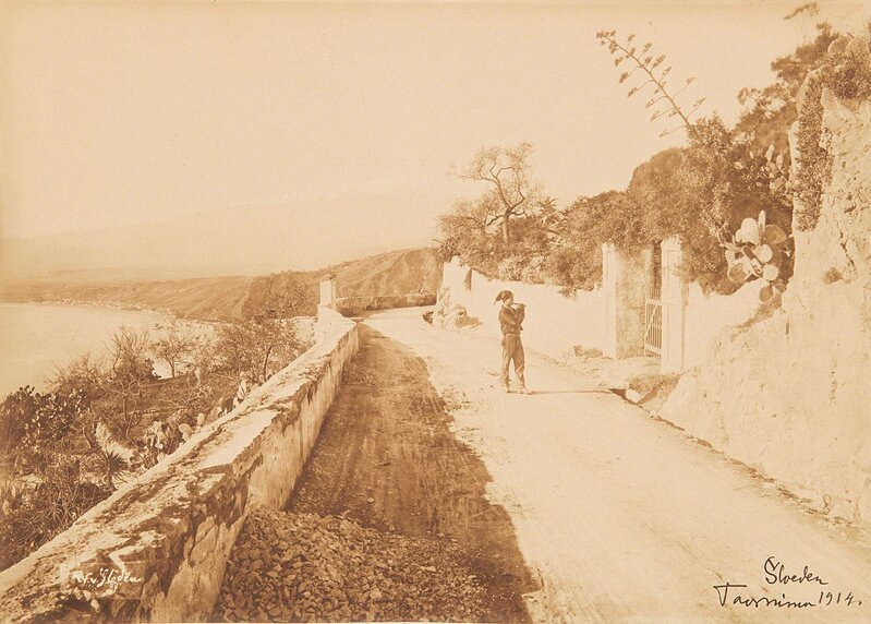 Wilhelm Von Gloeden, ‘Giovane siciliano, Taormina’, ca. 1914, Photography, Vintage print on salted paper, Finarte