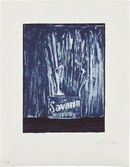 Jasper Johns, ‘Savarin 6 (Blue)’, 1979
